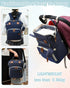 GLIXAVIA Backpack 15+ Backpack Diaper Bag with Changing Pad Large Capacity Baby Bag, Pockets, USB Port, Waterproof