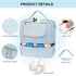 Jaffzora Willow/Eufy/Elvie/Momcozy M5/S12 Pack Wearable Breast Pump Bag with Cooler Compartment Fits for Pro/Medela