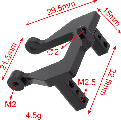 MEUS RACING Ascent 18 Servo Mount for Redcat Ascent-18 1/18 RC Crawler Upgrades Parts