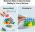 Tetra Tower Balancing Stacking Toys - 32PCS Board Games for Kids & Adults - 2 Players Balance Game with Storage Bag