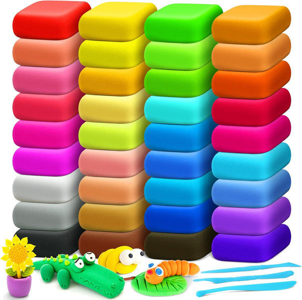 Air Dry Clay 36 Colors, Modeling Clay for Kids, DIY Molding Magic