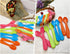 16 Pcs Kids Utensils Set - Reusable Plastic Forks and Spoons, Durable Toddler Silverware Cutlery for Lunch Box, BPA Free