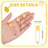 WILLBOND 50 2.2 Inch Pcs Diaper Pins Safety Plastic Head Cloth Diaper Nappy Pins with Locking Closures Stainless Steel