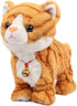 Smalody Interactive Plush Toys, Novelty Sound Control Electronic Cat Electronic Pets Robot Cat Gift for Children