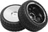 4Pcs 2.59in Rubber Tires & 12mm Hex Plastic Wheel Rims Set for Traxxas Kyosho HPI RS4 Tamiya TT01 TT02 Sakura D4 HSP