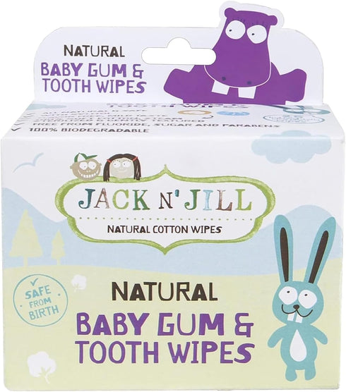 Jack N' Jill Baby Gum & Tooth Wipes - Natural & Safe,