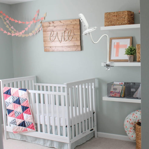 Universal Baby Monitor Mount for ANMEATE SM24, Arlo, Motorola, Flexible Gooseneck Holder for Crib