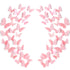 Outus 120 Pieces Pink 3D Layered Butterfly Wall Decor, Removable Stickers for Birthday Cake Decorations Crafts