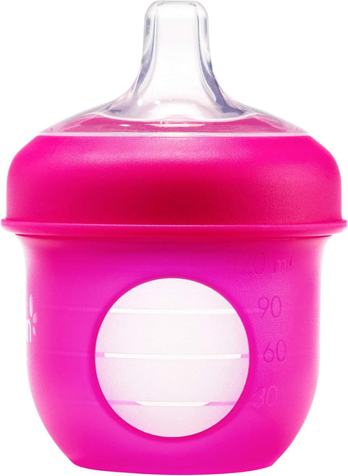 6 3 Count Boon Nursh Silicone Sippy Cup Lid - Convertible Transitional Sippy Spouts for Nursh Baby Bottles - Sippy Cup