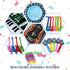 Inflatable Rock Star Toy Set - 12 Pack of Inflatable Instruments for 80s 90s Party Decorations