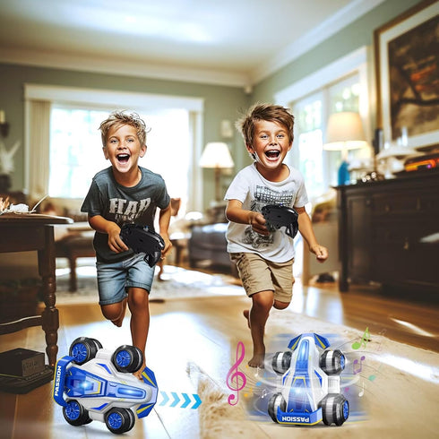LOOZIX 360 2- in-1 6 7 8 9 10 11 12 Upgraded Remote Control Car Spins RC Car Anti-Gravity RC Racer Wheelie Drift Stunt
