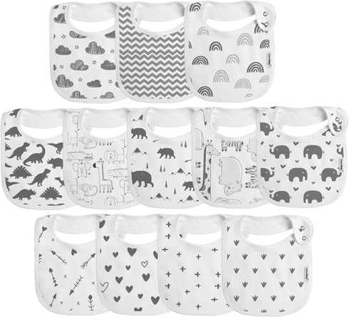 Baby Drool Bibs for Boys Girls,Baby Bibs for Teething and Drooling,Baby Boy