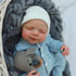 18 Inch Realborn 3+ WOOROY Lifelike Reborn Baby Dolls- Baby Boy Doll, Full Vinyl Body Sleeping Dolls, Poseable Real