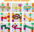 Marble Run - 166Pcs Marble Maze Building Block Toys for Kids - STEM Learning Toys Marble Track Race Set with 30 Glow in
