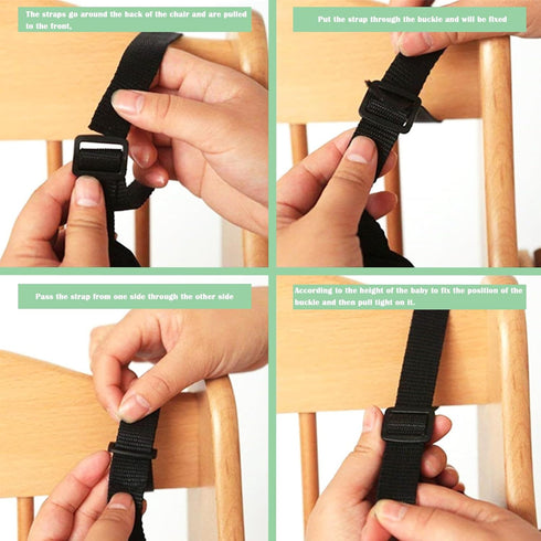 5 Point Harness Seat Belt Strap Belt,High Chair Strap,Baby Safe Harness for Stroller Pushchair Pram Buggy Safe