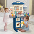 Playset 3-5 40+ Set 4-8, Doloowee Kids Kitchen - Kitchen Toy for Toddlers with Accessories, Toy Kitchen for Kids Ages