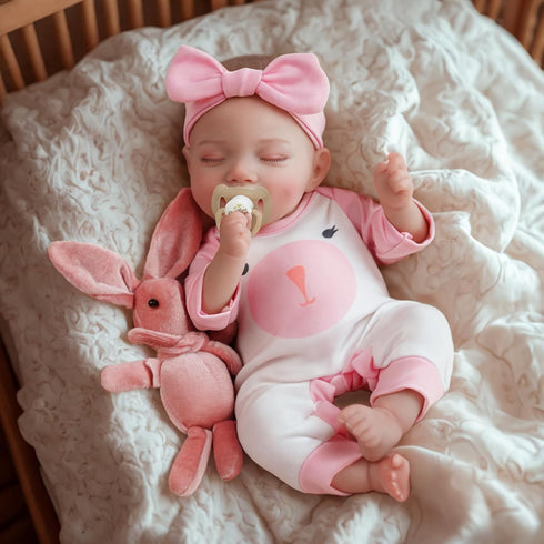 JIZHI Lifelike Reborn Baby Dolls - 12 Inch Realistic-Newborn Baby Dolls Girl