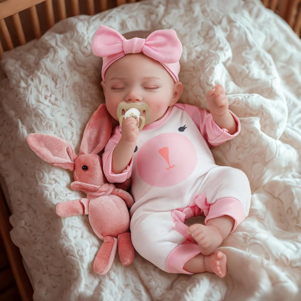 JIZHI Lifelike Reborn Baby Dolls - 12 Inch Realistic-Newborn Baby Dolls Girl
