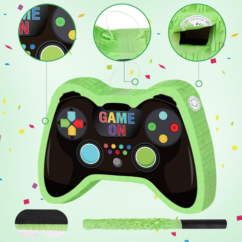 Video Game Controller Pinata - Party Supplies Set for Kids Birthday Decorations