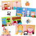 2 3 4 5 6 BizyKoady Montessori Felt Busy Book Toddlers Quiet Book Preschool Early Learning Educational Travel Toys