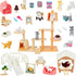 40 Pack Cat Figures Playset Toy - Realistic Cat Figurines for Pretend Play, Educational Learning, Cake Toppers