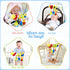FPVERA Spiral Car Seat & Stroller Activity Toy - Baby Sensory Toys Soft Hanging Toys for Babies 0-12 Months Boys Girls Carseat Crib Stroller, with Ringing Bell, Music