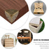 Zorveiio 24pcs Antique Corner Guards Box Edge Protector, Shelf Edge Protector Decorative, Wood Guard Corner Hardware