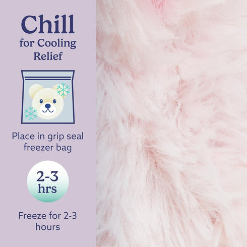 warmies Junior Microwavable & Weighted Stuffed Animals, Unicorn - Heated Stuffed Animal Plushie for Warmth & Comfort