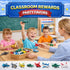 Playset, Pack (12 Pack) Liberty Imports Pull Back Airplanes Toys Vehicle Variety of Helicopters, Stealth Bombers