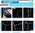 Clear Acrylic Display Case for 1:18 Scale Model Car, Installation Required, Black Base Model Display Box for