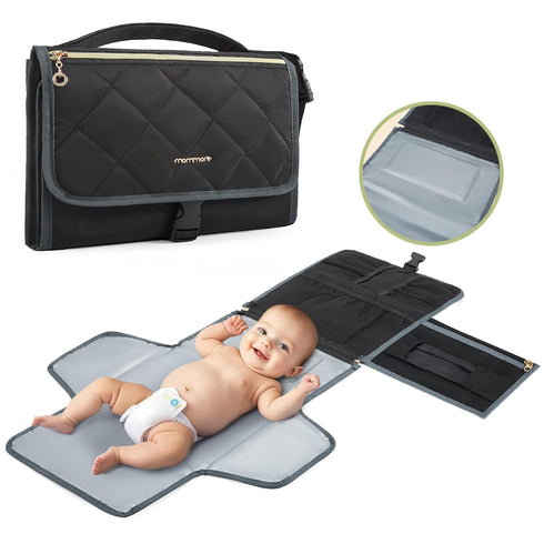 mommore Portable Changing Pad for Baby Newborn Water Resistance Detachable Travel Diaper