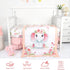 Set Set Set, Baby Crib Bedding for Girls, Soft Bedding with Comfort, Crib Skrit, Crib Sheet, Infant & Toddler Nursery