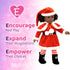 Eimmie 18 Inch Sets 18 Playtime by Doll Clothes and Accessories - Christmas Holiday Dress with Matching Santa Hat