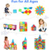 Magnetic Tiles, 100PCS Building Blocks Set for Kids, STEM Sensory Educational Toys with 2 Cars for Ages 3-9
