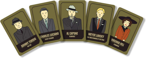 Helvetiq Omerta Card Game - Prohibition-Era Smuggling and Suspicion Bluffing and Memory Game! Strategy Game for Kids & Adults, Ages 10+, 3-5 Players, 30 Minute Playtime, Made