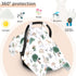 Minky Car Seat Cover for Baby Girl & Boys, Car Seat Canopy with Peep Window, Multiuse Carseat Covers Protecting Baby