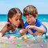 60pcs Set Diving Gems Pool Toys, Colorful Acrylic Diamond Pirate Treasure and Mermaid Pool Play with Mesh Bag