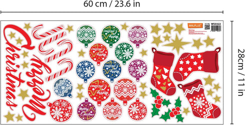 Christmas Decorations Clearance, "Merry Christmas Decor" Wall Murals Decals for Home, Indoor, Nursery
