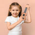 Toddmomy Kids Ukulele Toys - Plastic Ukulele Guitar Musical Instrument for Beginners, Light Brown