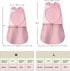 6-12 Large,100% Cotton-2-Piece Baby Swaddle,Sleep Sack Months,Adjustable WearableTransition Blanket,Miracle Swaddles