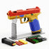 SHATGYI Set Toy Gun Building Block Kit, DIY Fidget Pistol Toy for Adults, Funny Building Blocks with Display Stand