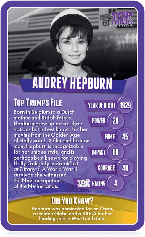 Great Women Top Trumps Card Game
