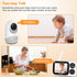 Baby Monitor with Camera and Audio, 3.2" IPS Screen Video Monitor, No WiFi, Night Vision, Portable with 1000ft Range
