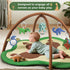 bopopo Tummy 6 Baby Gym Play Mat, Oversize Dinosaur Claws Shaped Time Mat with Detachable Baby Activity Toys, Baby Play