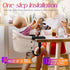 6-36 Hook on High Chair,Portable Foldable High Chair for Babies Months, Includes Storage Bag(Khaki)