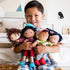 HABA Snug Up Soft Doll Mason - 11.5" Soft Boy Doll with Black Hair, Machine Washable
