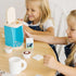 11-Piece Set Set Melissa & Doug Brew and Serve Wooden Coffee Maker - Play Kitchen Accessories Pretend Play Kitchen