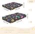 Bseiialft 52 28 Colorful Dog Paws Hearts Cute Crib Sheets for Boys Girls Soft and Breathable Cotton Baby Sheets