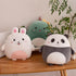 Panda Plush Pillow, 8 Inch Kawaii Panda Stuffed Animal Toy, Hugging Pillow Gifts for Room Decor