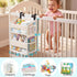2-Tier 90+ Ofiray-home Hanging Diaper Organizer for Changing Table,Cribs,Car,Playard or Wall & Nursery Organization